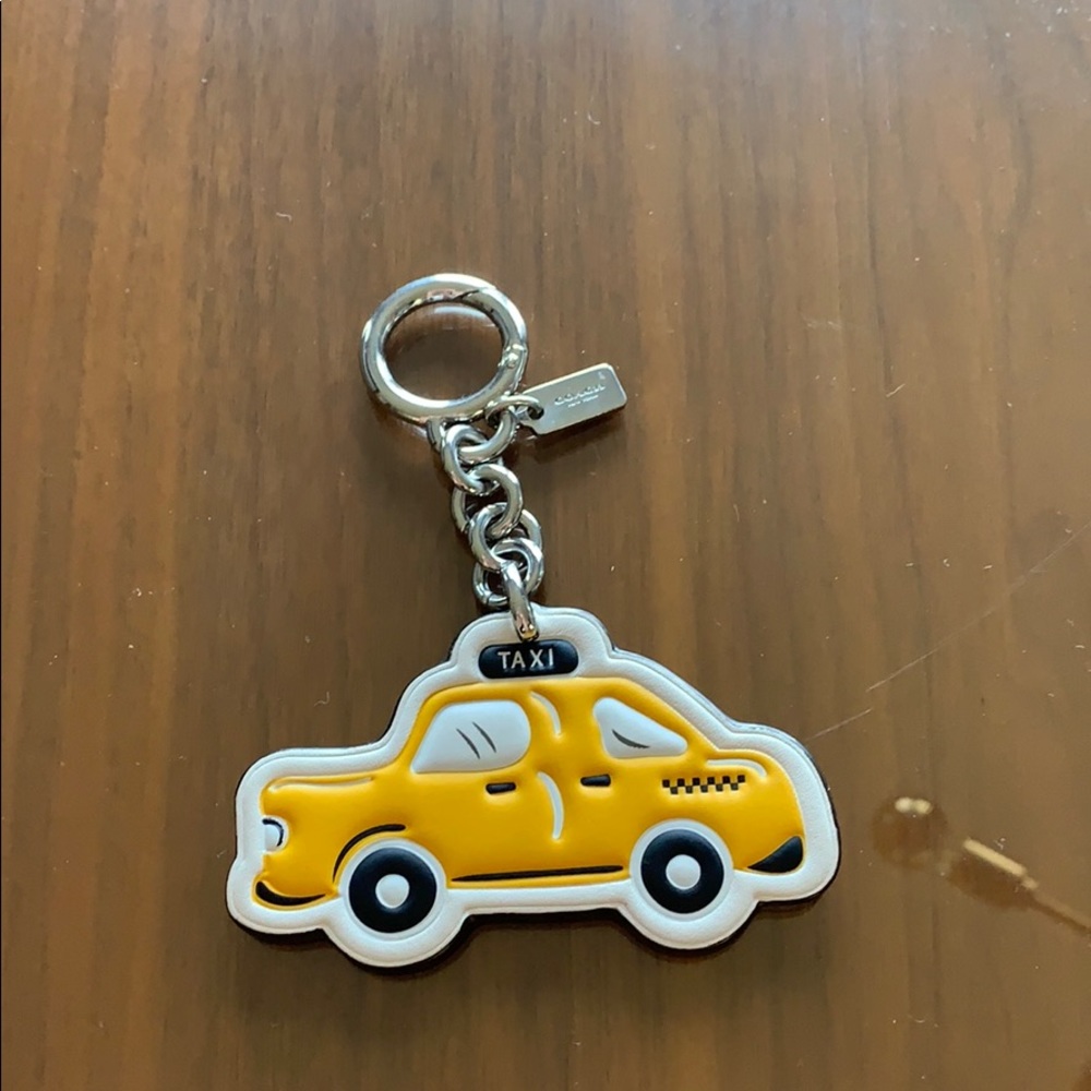 Coach taxi keychain